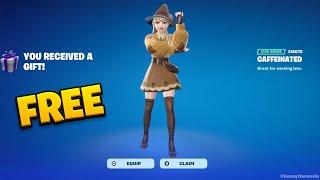 How To Get Caffeinated Emote For FREE! (Fortnite Glitch)