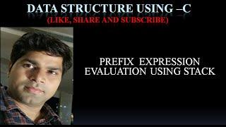 EVALUATION OF PREFIX EXPRESSION USING STACK(ALGORITHM, EVALUATION)