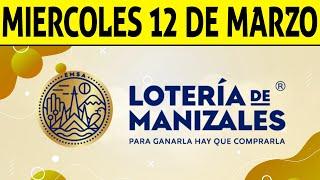 Resultados Lotería de MANIZALES del Miércoles 12 de Marzo de 2025  PREMIO MAYOR 