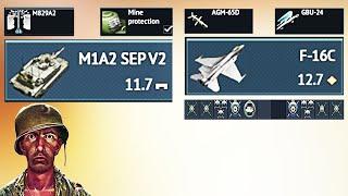 M1A2 SEP V2 EXPERIENCE F.t F-16C - WAR THUNDER