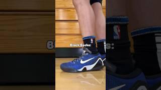 White Socks vs Black Socks? 