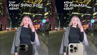 Google Pixel 9 Pro Fold Vs iPhone 15 Pro Max Camera Test Comparison