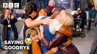 The cast and crew of Doctor Who saying goodbye to Ncuti Gatwa 🩷 - BBC