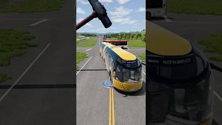 Cement Truck, Long Capsule - Giant Hammer #shorts #beamngdrive #bus