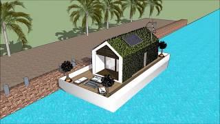 Moscow Плавучий дом симс 3  floating houses with basement floating house sims 3 like Build launch in