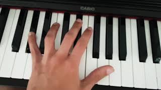 Lil peep - High School / Piano tutorial