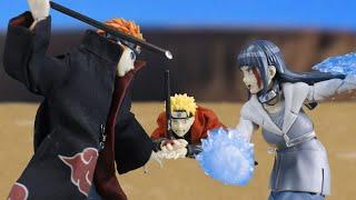 NARUTO stop motion ヒナタ VS ペイン六道 hinata vs pain