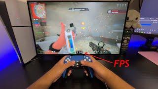 POV: PS5 Slim + 1080p 120hz monitor FPS Test on Rebirth Island