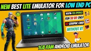 (New) Best Android Emulator 1GB RAM PC | NO GRAPHICS CARD | NO VT | FIX OPENGL | Dual Core PC's