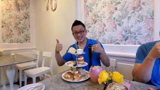 英國倫敦嘆下午茶 (Peggy Porschen  @ London UK) 原來歐洲有好好吃的(英國篇) Jimmy & Good Eats in (England) Europe Ep.1