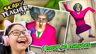 I Played Scary Teacher 3D for 1 Hour 40 Minutes! (SUPERCUT PART 5)