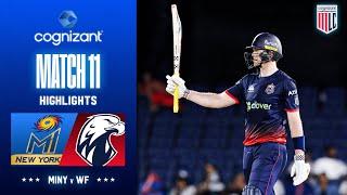 Cognizant Major League Cricket 2025 Match Highlights | MI New York vs Washington Freedom