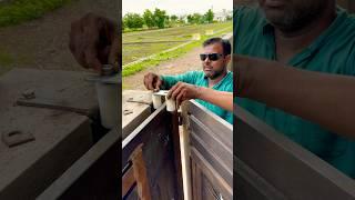 Sliding gate ￼ nylon bearing installation #gatedesign #gate #fabricationwork
