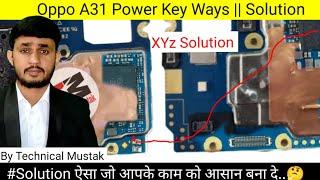 Oppo A31 On Off Key Ways | Power Key Problem Solution #a31powerkey  #onoff