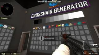 Карта для настройки прицела в CS:GO-Сrashz Crosshair Generator