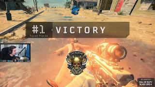 Shroud  call of duty blackout first win PC gamer