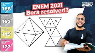 🟣 Questão 168 - Caderno Azul | Geometria Espacial | MATEMÁTICA ENEM 2021