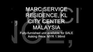 KL CITY CENTER, MARC RESIDENCE UNIT FOR SALE