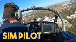 Sim PILOT flies REAL plane - RANDOM LANDINGS