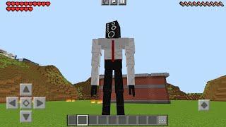 Big Speakerman Mod in Minecraft PE | Skibidi Toilet Addon [4K]