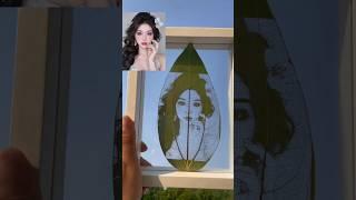 #Leaf painting production process#Leaf engraving machine#Leaf carving machine