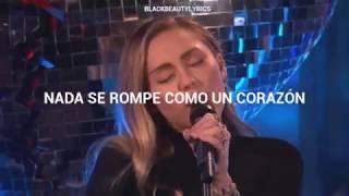 Nothing breaks like a heart; mark ronson, miley cyrus || live (sub. español)