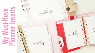 My Must Have Planner Inserts | Ana Jolene Printables!