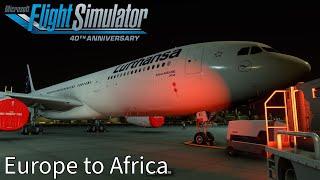 MSFS2024 FIRST FLIGHT IN INIBUILDS A330-300 | GERMANY TO NIGERIA | MSFS2024