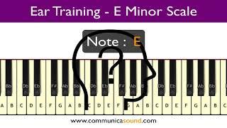 EAR TRAINING GAME - E Natural Minor Scale - Notes