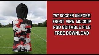 7v7 Uniform Custom Design Template | Free Download PSD Editable File #tutorial #design #photoshop