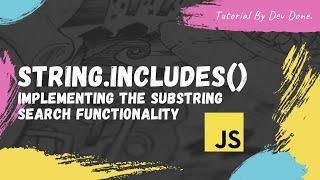 How to use String includes() in JavaScript