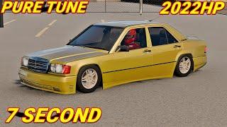 2022HP MERCEDES BENZ 190e DRAG TUNE CAR PARKING MULTIPLAYER 2 NEW UPDATE