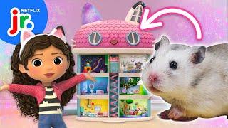 Gabby’s Dollhouse Hamster Maze Challenge!  Netflix Jr