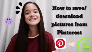 How to save/download pictures from Pinterest 2020