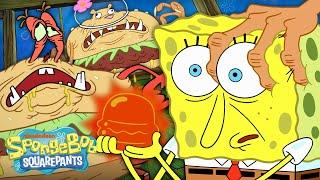 Krusty Krab Transforms Into MONSTERS!  | Full Scene | SpongeBob