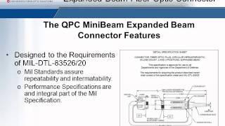 Expanded Beam Connector www qpcfiber com