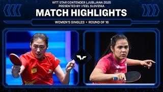 Chen Yi vs Adriana Diaz | WS R16 | #WTTLjubljana 2025