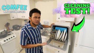 COMFEE Portable Dishwasher: Cleaning Test!