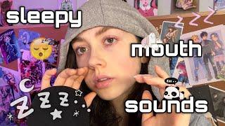 20 Minutes of Wet Mouth Sounds w/ Music ( ASMR ) ( lip mouth sounds, inaudible/unintelligible + )