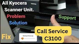 Kyocera TaskAlfa 1800 error code c3100 scanner not working