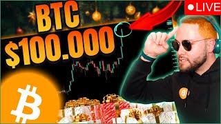 LIVE~BITCOIN 100K WATCH PARTY MOMENT ISTORIC!