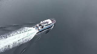 BRIX Marine Boat cruising out of Port Ashton Lodge in Prince William Sound, Alaska 2024