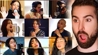 Indonesia's Various Artists - We Are The World (Cover) - Vocal Coach Reacts