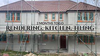 Rendering, Kitchen, Tiling & Plastering - 18 Months Down, 2 To Go!