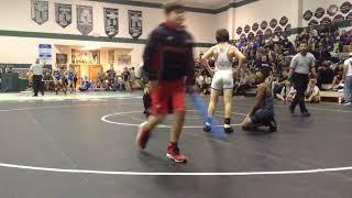 Matt Rodriquez (Ridgeview) vs Jacob Frost (Holy Cross) 2017 Border Wars Wrestling 1st Place 106 lb