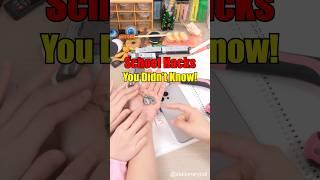 School Hacks You Never Knew! #shorts