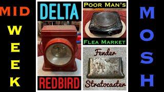 Hot Plate Find- Fender Stratocaster String Guard- Antique Redbird Electric Lantern Restoration