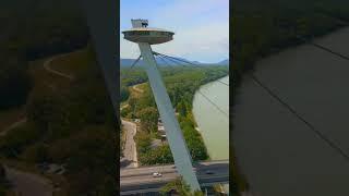 UFO tower. Bratislava. Slovakia.