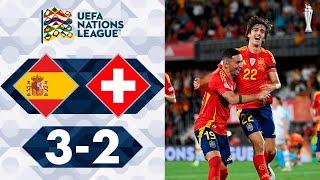 Spain vs Switzerland 3-2 Highlights Goals - Nations League 2024