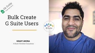 Bulk Create G Suite Users with Ok Goldy